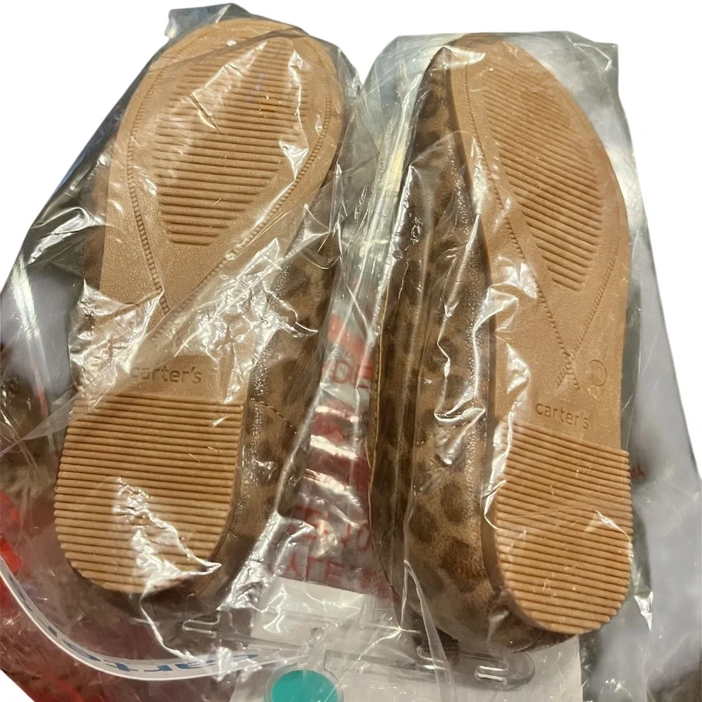 Carter's Toddler Girls' Leopard Print Mary Jane Dress Shoes Sz-10